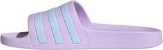 Rückansicht von adidas ADILETTE AQUA Badelatschen Damen icelav-globlu-globlu
