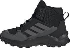 Rückansicht von adidas AX4R MID Wanderschuhe Kinder cblack-grefou-greysix