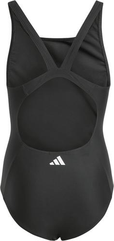 Rückansicht von adidas 3S MID SUIT GY Badeanzug Kinder black-white