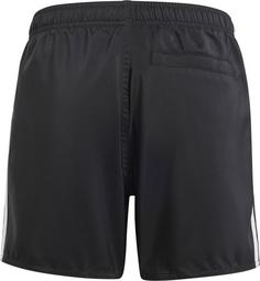Rückansicht von adidas 3S BY Badeshorts Kinder black-white