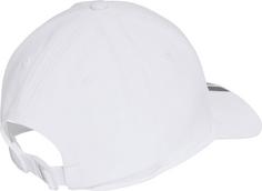 Rückansicht von adidas BB CAP 3S CLIMA Cap white-black