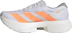 Rückansicht von adidas ADIZERO ADIOS PRO 4 Laufschuhe Damen ftwwht-beaora-lucred