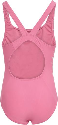 Rückansicht von adidas GLAM ST Badeanzug Kinder pnkfus