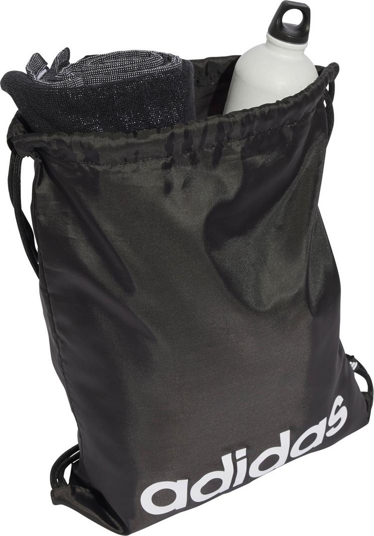 adidas adidas Linear Turnbeutel Herren - black-white - 1 | SportScheck