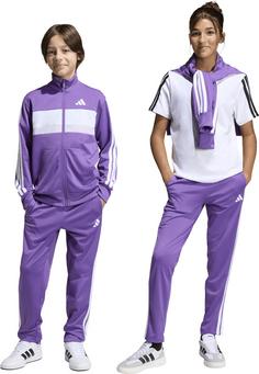 Rückansicht von adidas J 3S TIBERIO TS Trainingsanzug Kinder actpur-white