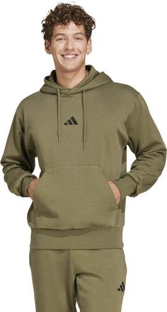 Rückansicht von adidas M FEELCOZY HD Hoodie Herren olistr-black