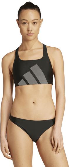 Rückansicht von adidas Big Bars Bikini Set Damen black