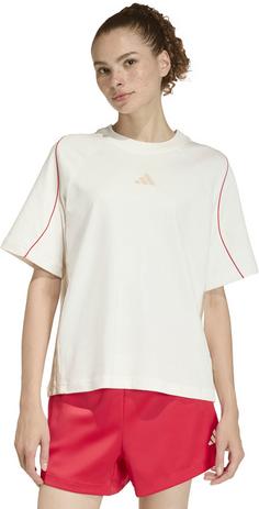 Rückansicht von adidas W STADIUM TEE T-Shirt Damen owhite-purrub-crli