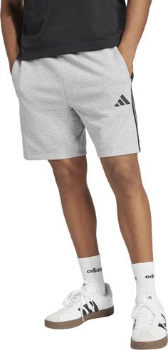 Rückansicht von adidas 3S FT Shorts Herren mgreyh-black