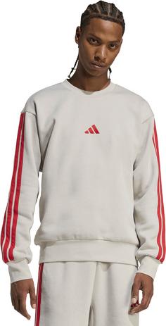 Rückansicht von adidas 3S Sweatshirt Herren wonalu-purrub