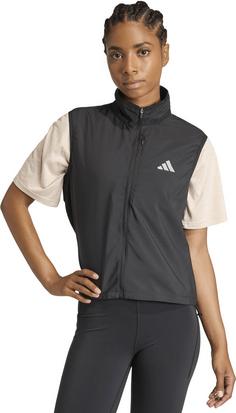 Rückansicht von adidas Run Ess Laufweste Damen black
