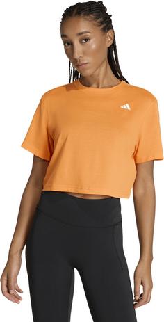 Rückansicht von adidas WE MIN Croptop Damen puor