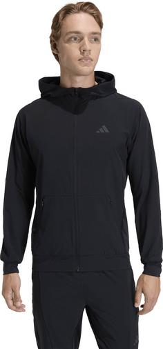 Rückansicht von adidas D4T Trainingsjacke Herren black