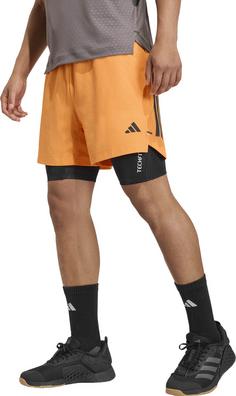 Rückansicht von adidas D4T POWER Funktionsshorts Herren puor