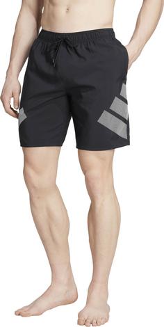 Rückansicht von adidas BB SH 8IN Badeshorts Herren black-white