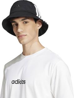 Rückansicht von adidas SPW 3S BUCKET Hut black-white