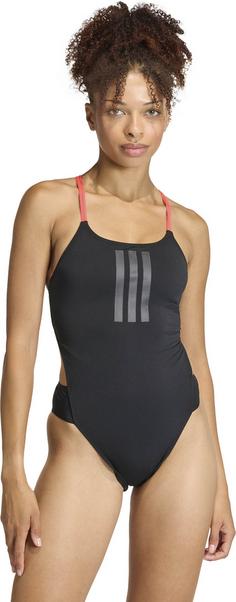 Rückansicht von adidas RIPSTR SUIT Badeanzug Damen black