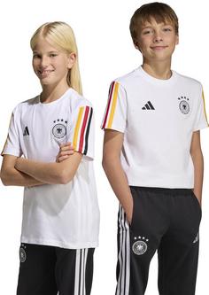Rückansicht von adidas DFB KIDS TEE Fanshirt Kinder white