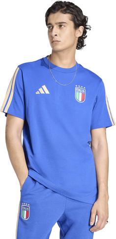 Rückansicht von adidas FIGC DNA TEE T-Shirt Herren boblue