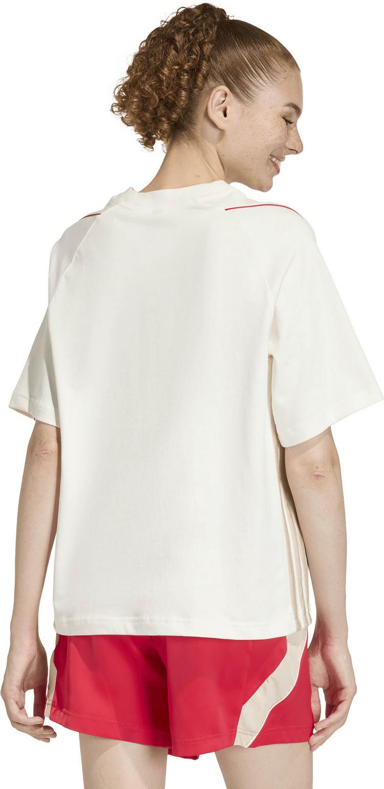 adidas adidas W STADIUM TEE T-Shirt Damen - owhite-purrub-crli - 1 | SportScheck