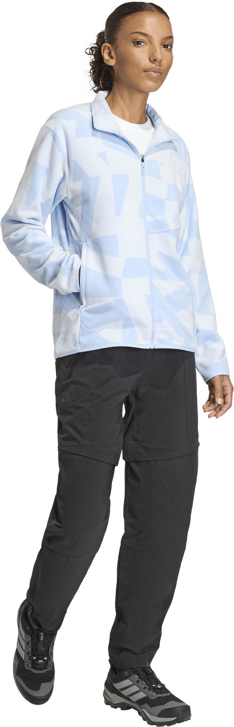 adidas adidas MULTI Fleecejacke Damen - glow blue-crystal sky - 2 | SportScheck