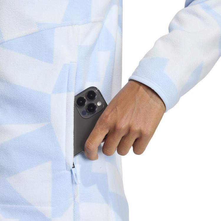 adidas adidas MULTI Fleecejacke Damen - glow blue-crystal sky - 3 | SportScheck