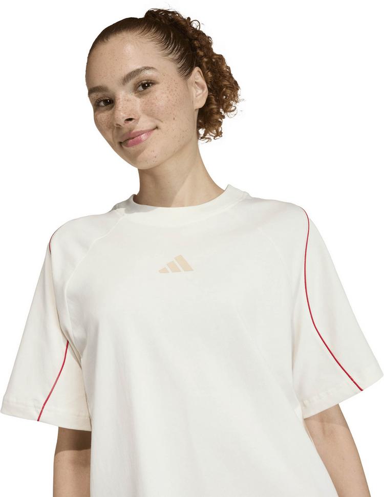 adidas adidas W STADIUM TEE T-Shirt Damen - owhite-purrub-crli - 3 | SportScheck