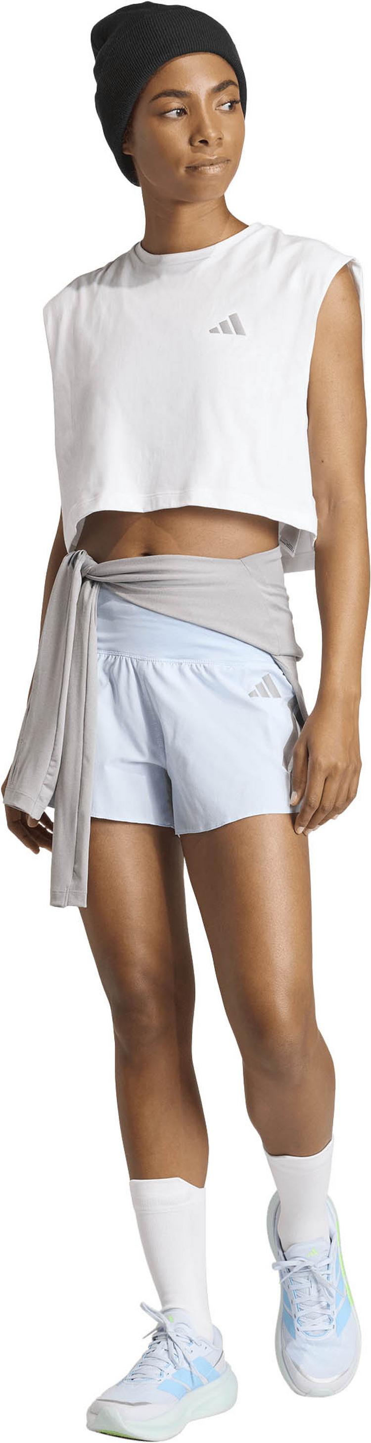 adidas adidas Run Ess Funktionsshirt Damen - white - 3 | SportScheck