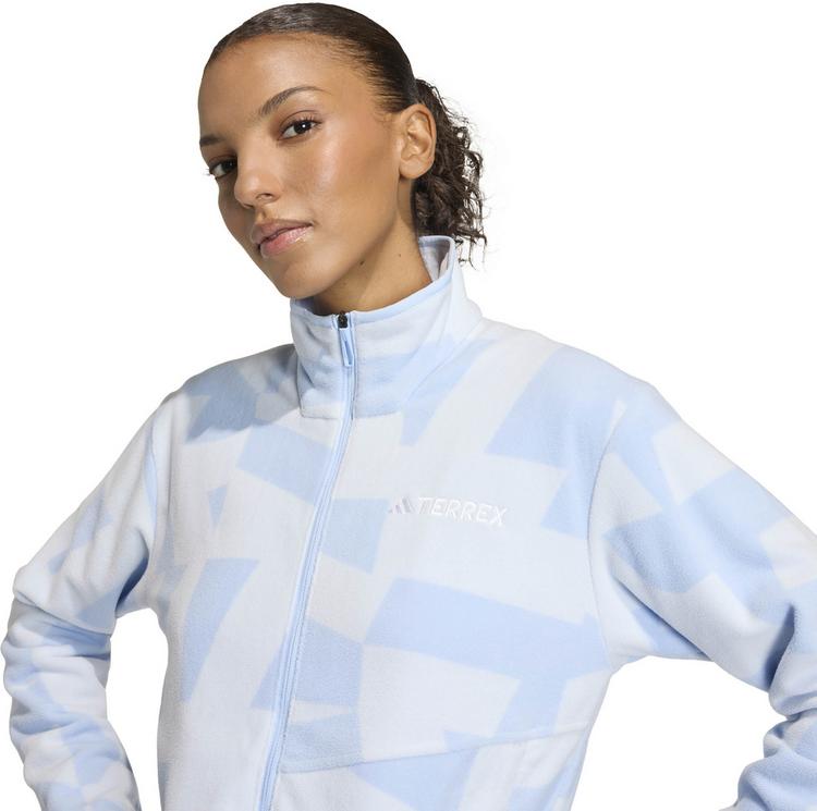 adidas adidas MULTI Fleecejacke Damen - glow blue-crystal sky - 4 | SportScheck