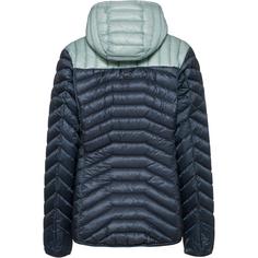 Rückansicht von Dynafit RIDGE ULTRALIGHT Daunenjacke Damen cloud blue