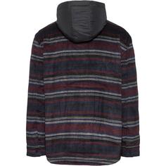 Rückansicht von BEAR Kapuzenjacke Herren stripes blue-brown