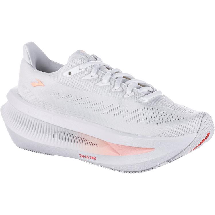 Brooks Brooks Glycerin Max 2 Laufschuhe Damen - white-coral-peach - 0 | SportScheck