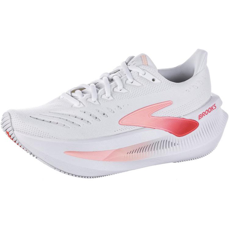 Brooks Brooks Glycerin Max 2 Laufschuhe Damen - white-coral-peach - 0 | SportScheck