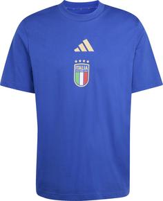 adidas FIGC DNA GR TEE T-Shirt Herren boblue