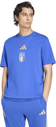 Rückansicht von adidas FIGC DNA GR TEE T-Shirt Herren boblue