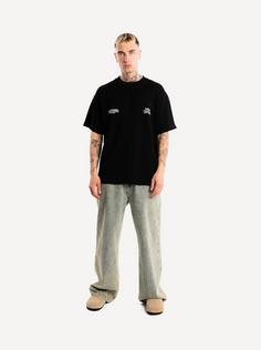 Rückansicht von Another Cotton Lab Always Moving T-Shirt black