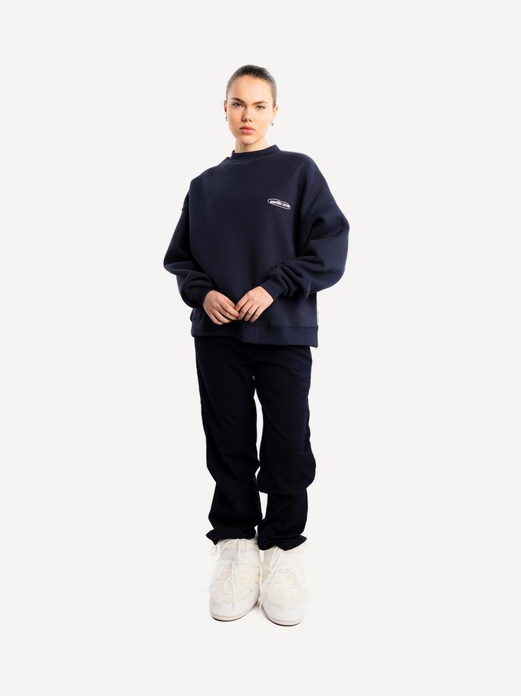 Another Cotton Lab Another Cotton Lab Apres Ski Society Sweatshirt - blue - 0 | SportScheck