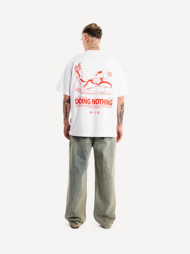 Another Cotton Lab Another Cotton Lab Doing Nothing T-Shirt - white - 1 | SportScheck