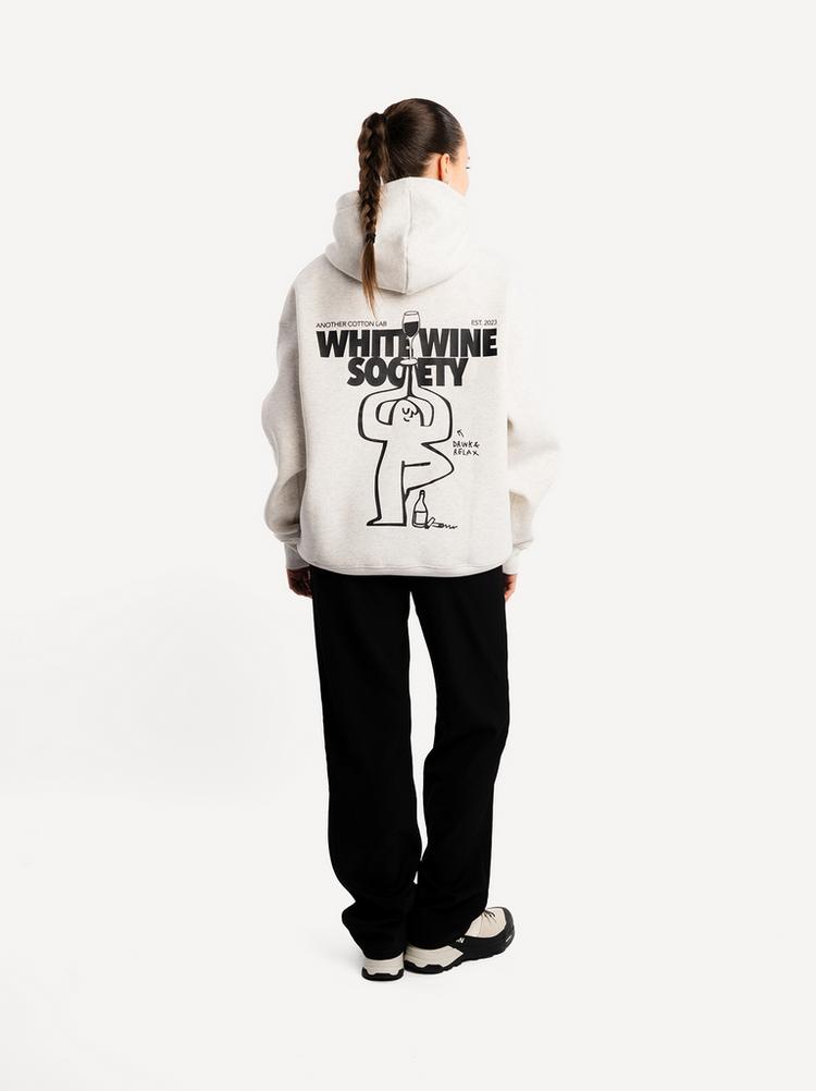 Another Cotton Lab Another Cotton Lab White Wine Society Hoodie - grey - 1 | SportScheck
