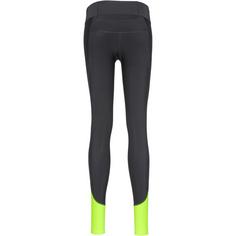 Rückansicht von GOREWEAR CONCURVE Thermo Tights 2.0 Lauftights Damen black neon yellow