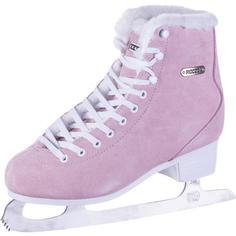 ROCES SUEDE ECO-FUR Schlittschuhe Damen pink-white