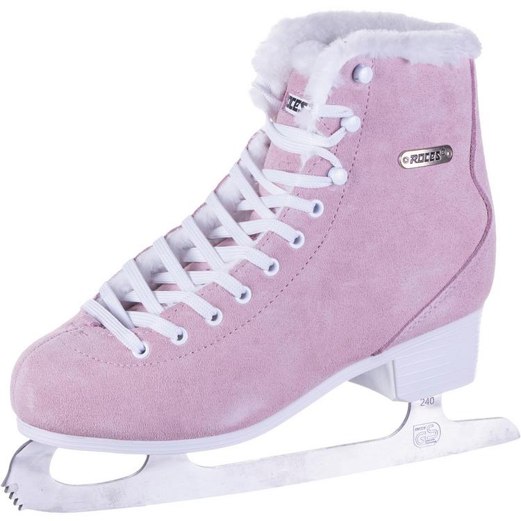 ROCES ROCES SUEDE ECO-FUR Schlittschuhe Damen - pink-white - 0 | SportScheck