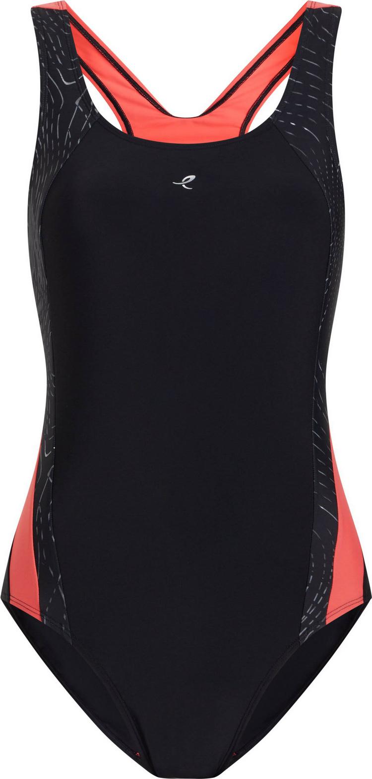 ENERGETICS ENERGETICS NORA W Schwimmanzug Damen - black-red light-aop - 0 | SportScheck