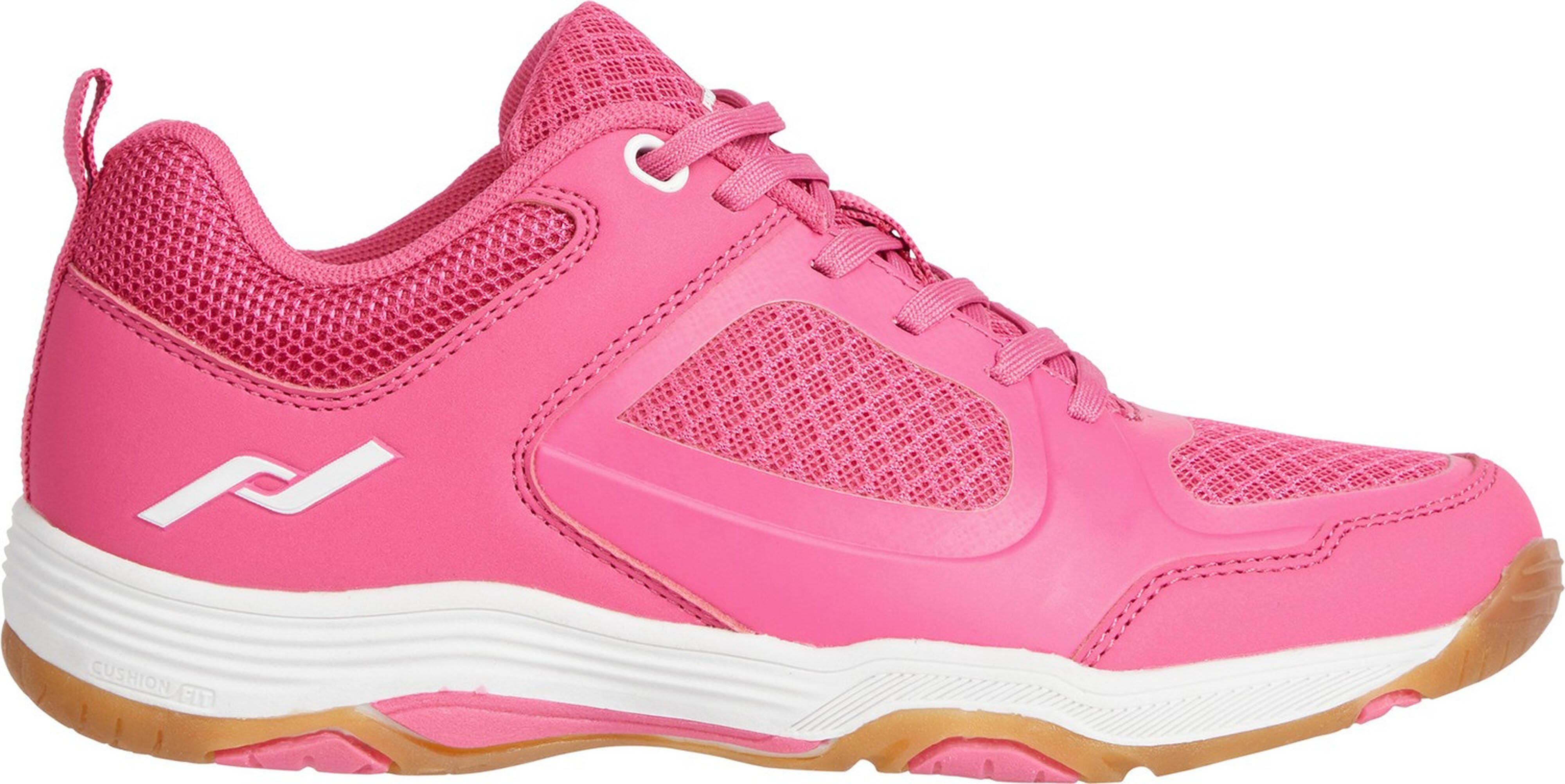 Pro Touch Hallenschuhe Mesh Lederimitat Rosa