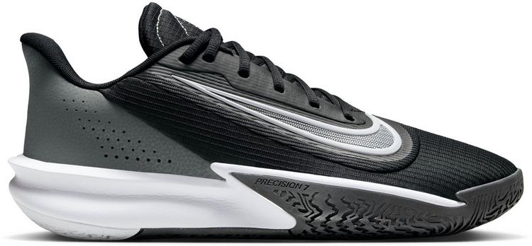 Nike Nike NIKE PRECISION VII Basketballschuhe Herren - black-white-iron grey-smoke grey - 0 | SportScheck