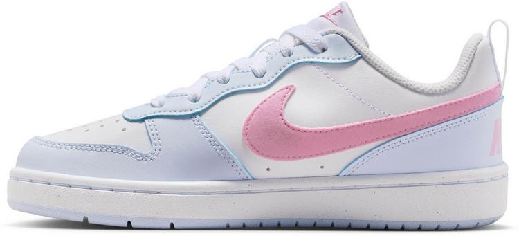 Nike Nike COURT BOROUGH GS Sneaker M&auml;dchen - white-pink rise-football grey - 0 | SportScheck