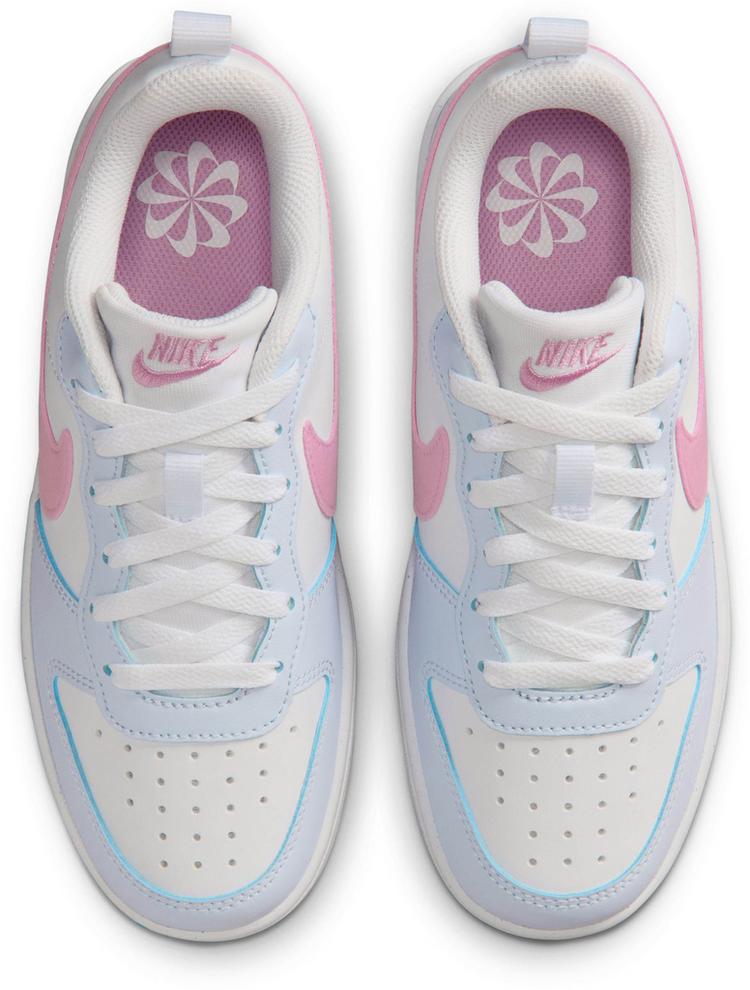Nike Nike COURT BOROUGH GS Sneaker M&auml;dchen - white-pink rise-football grey - 0 | SportScheck