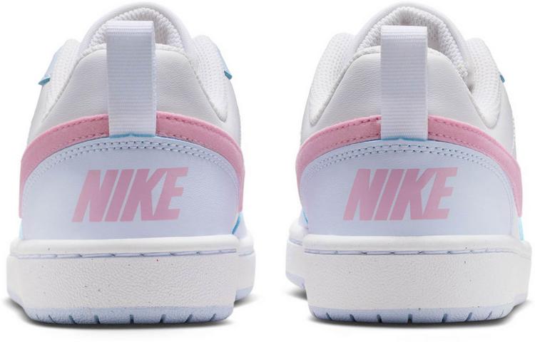 Nike Nike COURT BOROUGH GS Sneaker M&auml;dchen - white-pink rise-football grey - 2 | SportScheck
