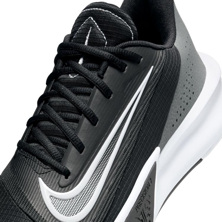 Nike Nike NIKE PRECISION VII Basketballschuhe Herren - black-white-iron grey-smoke grey - 4 | SportScheck