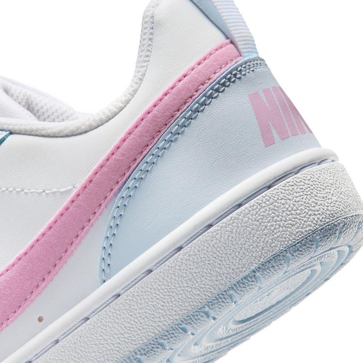 Nike Nike COURT BOROUGH GS Sneaker M&auml;dchen - white-pink rise-football grey - 5 | SportScheck